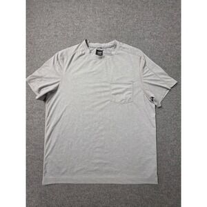 Prana Everyday Pocket T-Shirt Mens Medium Gray Short Sleeve Pullover Summer Tee